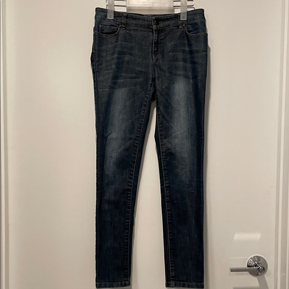 Dark Wash Skinny Jeans for Women
